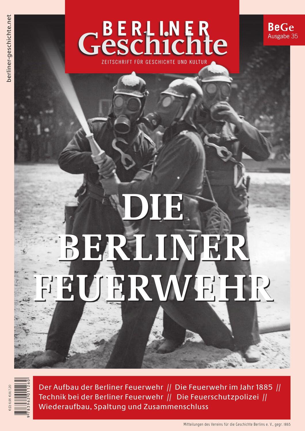Cover: 9783962011260 | Berliner Geschichte - Zeitschrift für Geschichte und Kultur 35 | V.