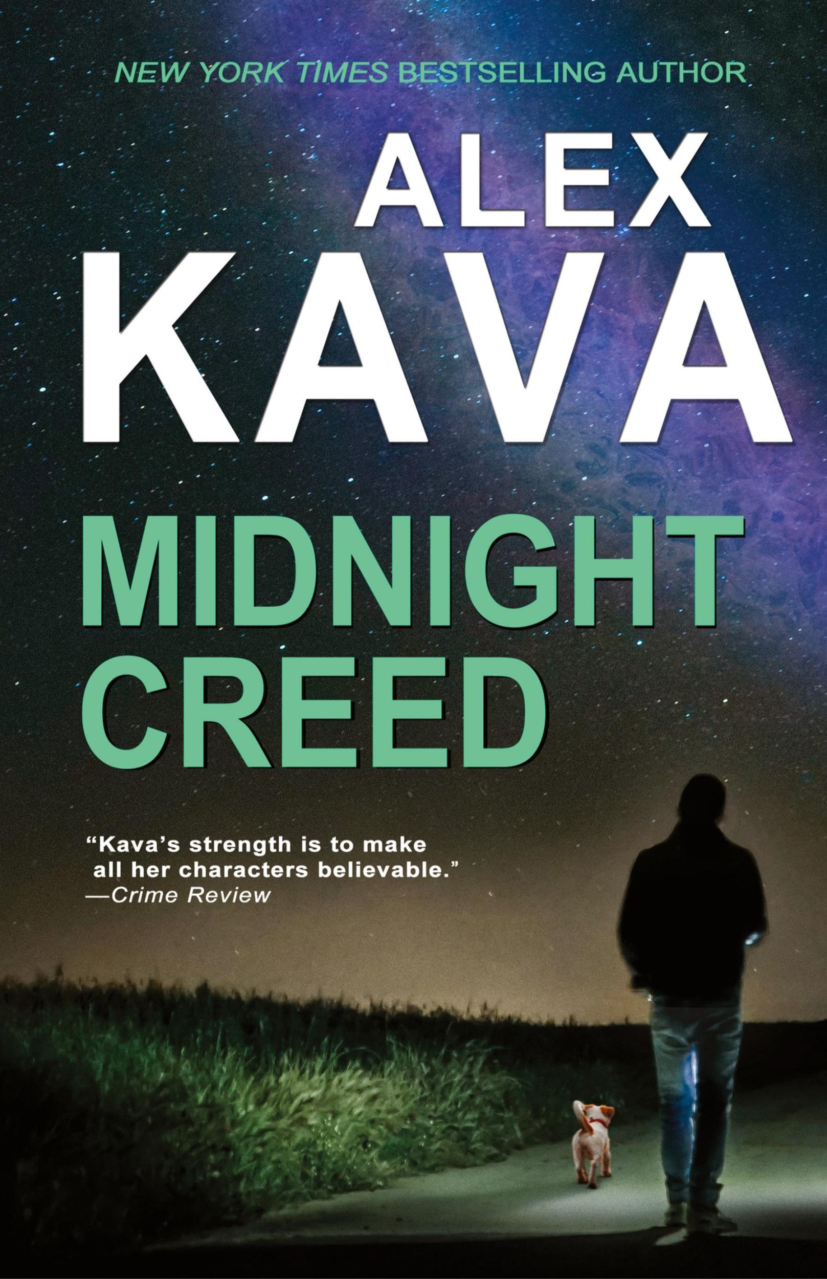 Cover: 9798985251319 | MIDNIGHT CREED | (Book 8 Ryder Creed K-9 Mystery Series) | Alex Kava