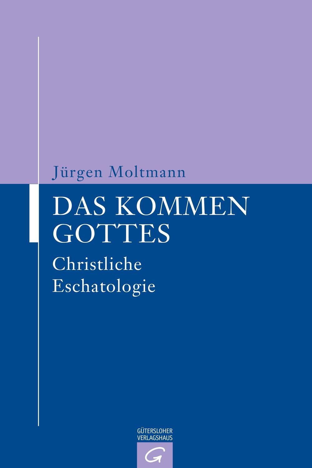 Cover: 9783579020075 | Das Kommen Gottes | Christliche Eschatologie | Jürgen Moltmann | Buch