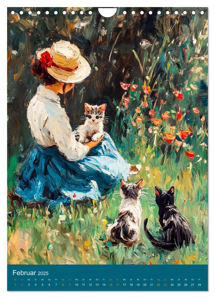 Bild: 9783457179208 | Katzen und Kunst - Samtige Herrscher der impressionistischen Gärten...