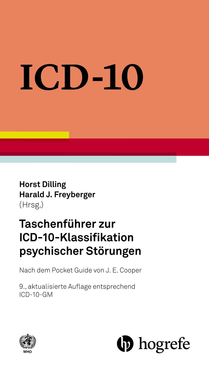 Cover: 9783456859927 | Taschenführer zur ICD-10-Klassifikation psychischer Störungen | Buch