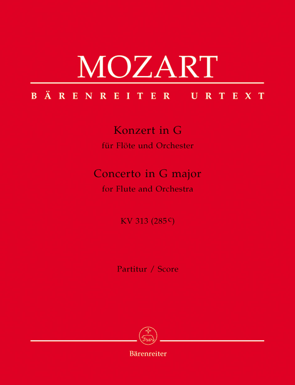 Cover: 9790006457229 | Concerto in G major for Flute K.313 | Urtext | Wolfgang Amadeus Mozart