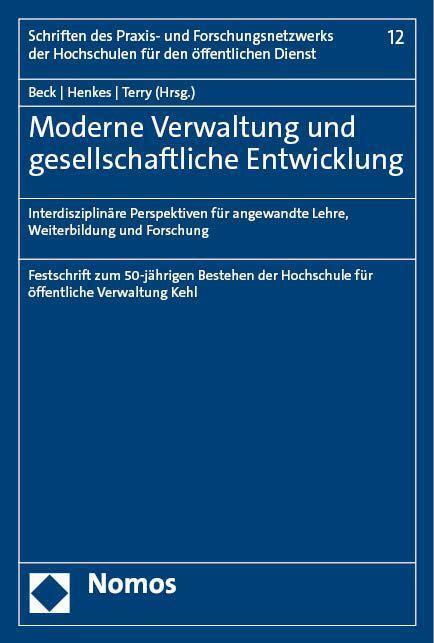 Cover: 9783756014132 | Moderne Verwaltung und gesellschaftliche Entwicklung | Beck (u. a.)