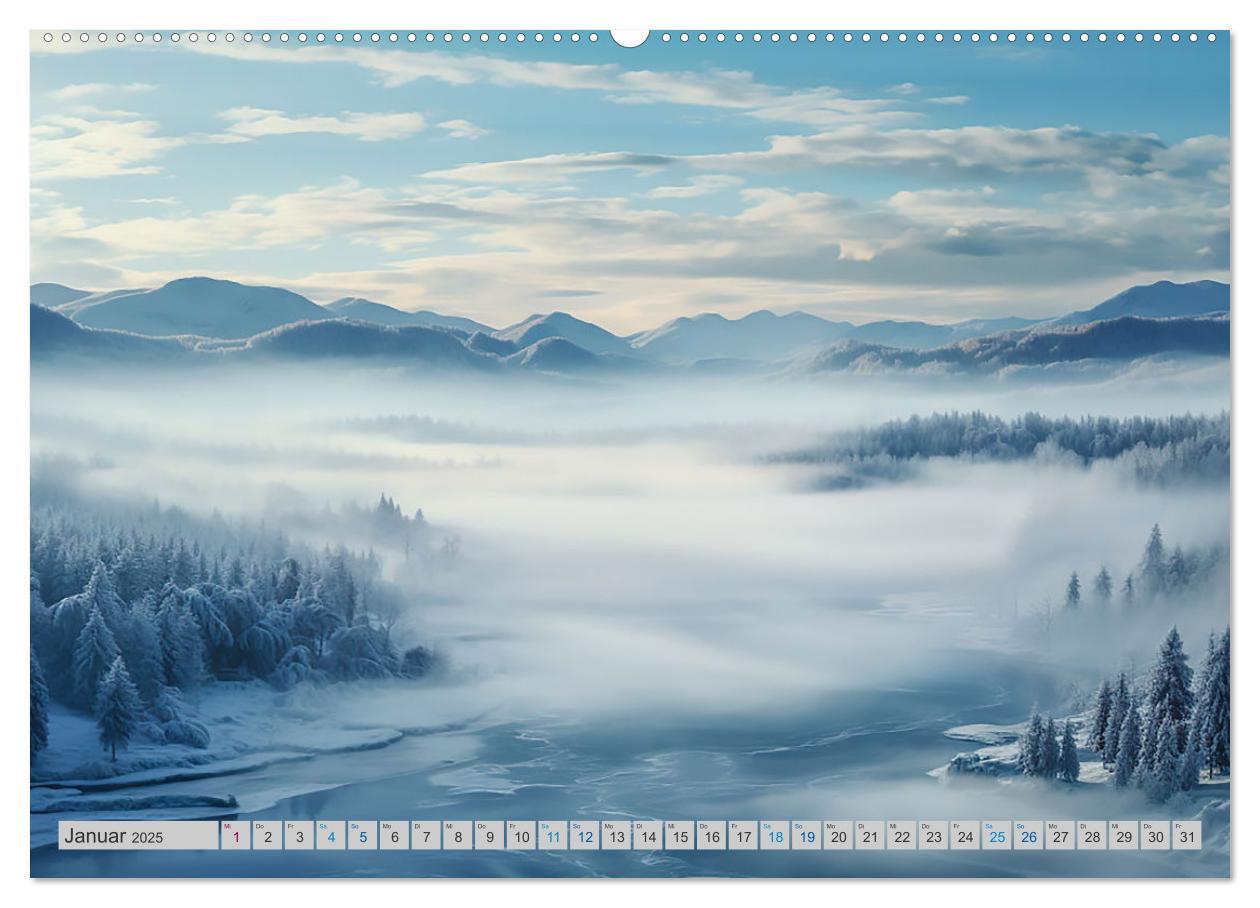 Bild: 9783383838255 | Magische Nebelmomente (Wandkalender 2025 DIN A2 quer), CALVENDO...