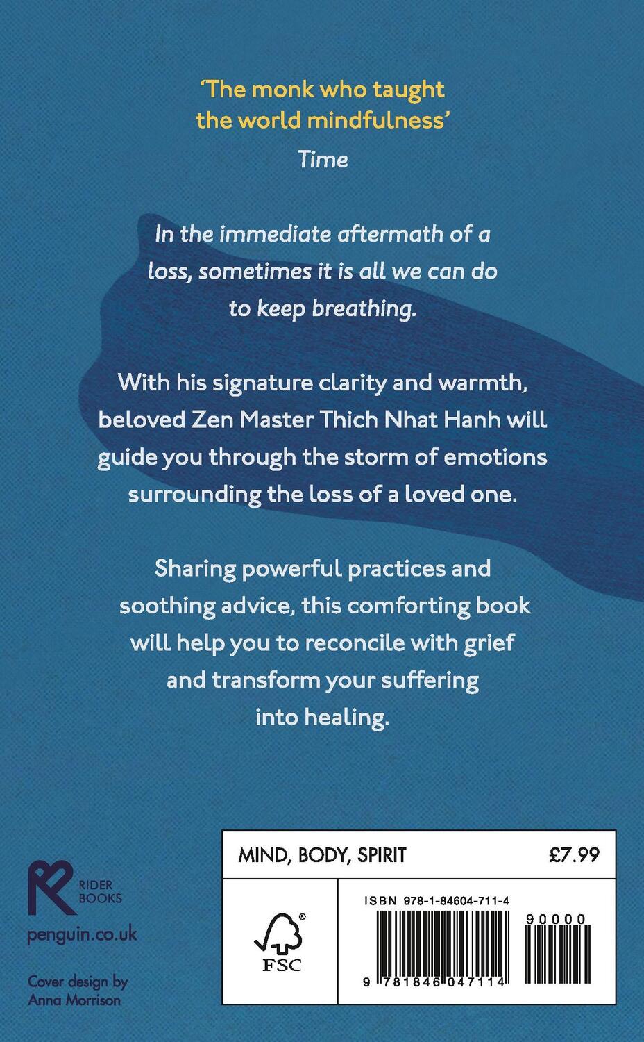 Rückseite: 9781846047114 | How To Live When A Loved One Dies | Thich Nhat Hanh | Taschenbuch