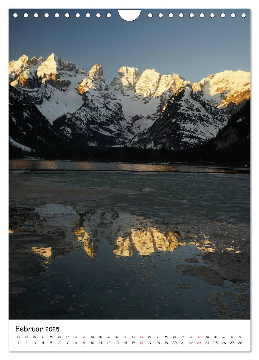 Bild: 9783457046791 | Die Dolomiten um Südtirol (Wandkalender 2025 DIN A4 hoch), CALVENDO...