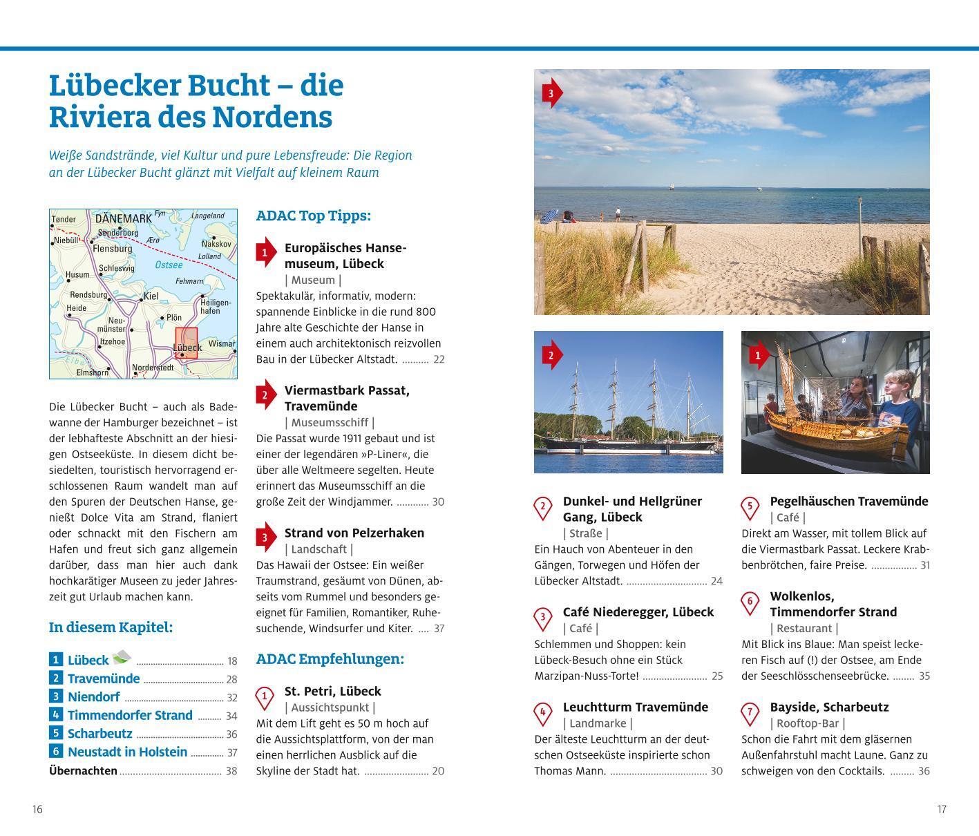 Bild: 9783986450052 | ADAC Reiseführer Ostseeküste Schleswig-Holstein | Monika Dittombée