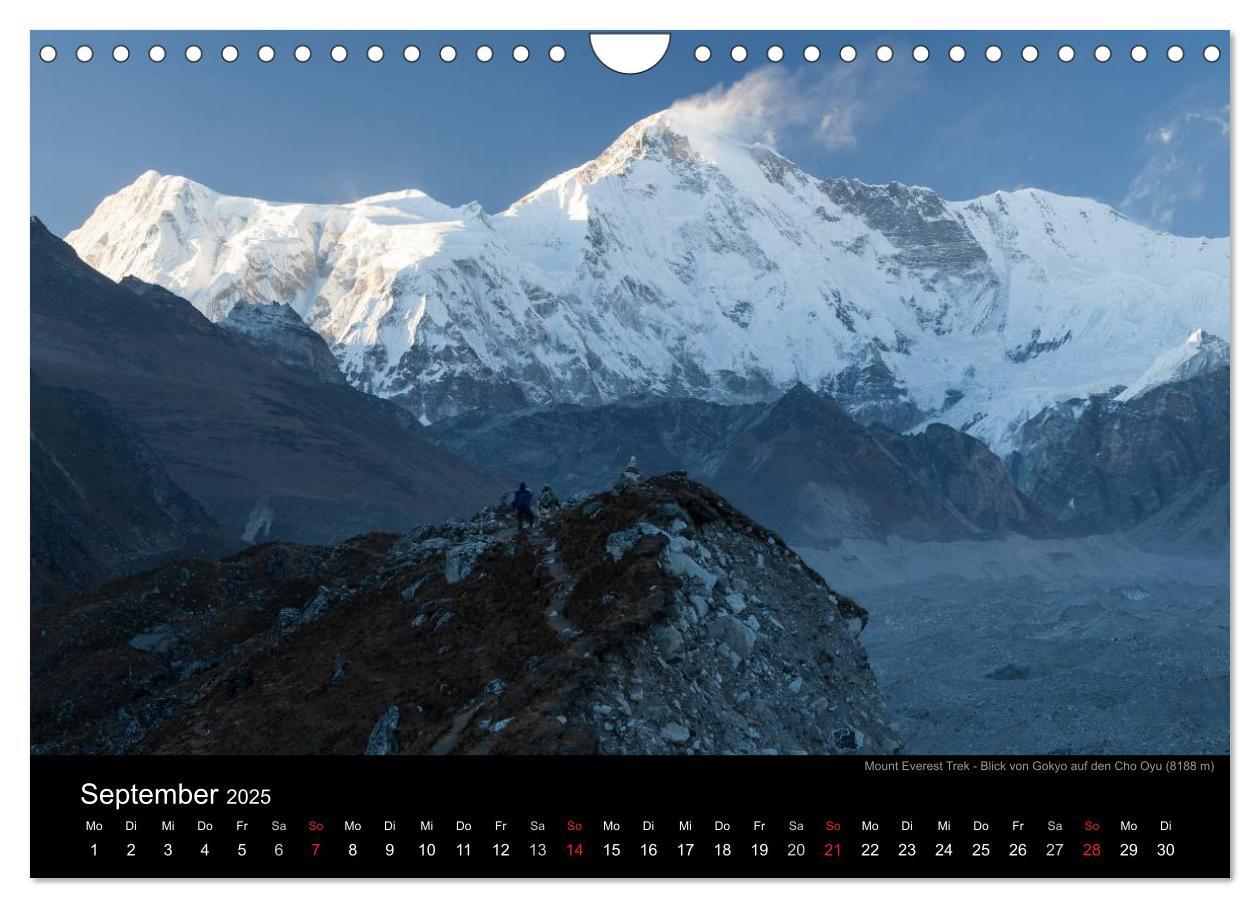 Bild: 9783435811038 | Mount Everest Trek (Wandkalender 2025 DIN A4 quer), CALVENDO...