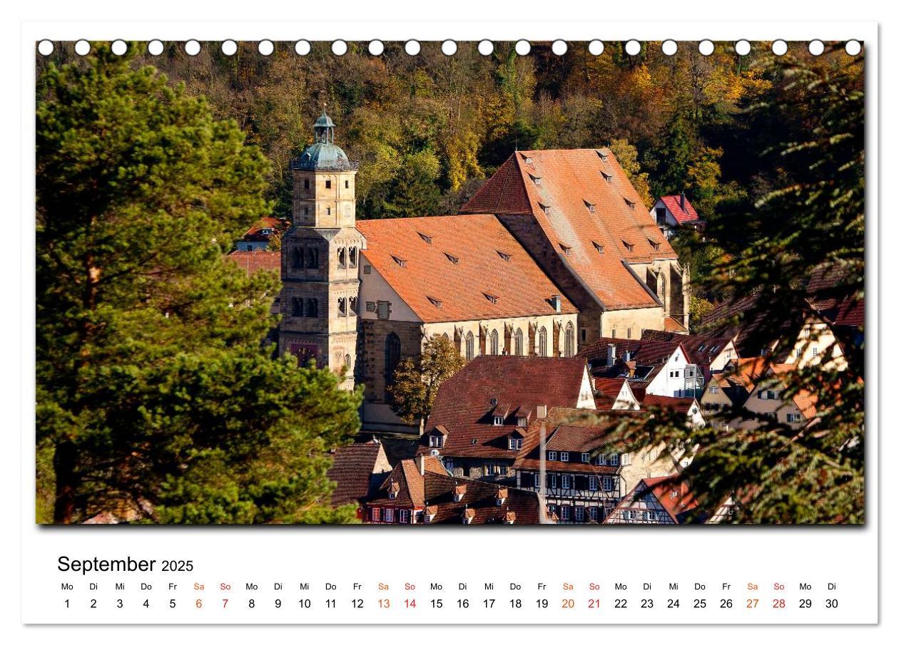 Bild: 9783435732425 | Aus der Ferne: Schwäbisch Hall 2025 (Tischkalender 2025 DIN A5...