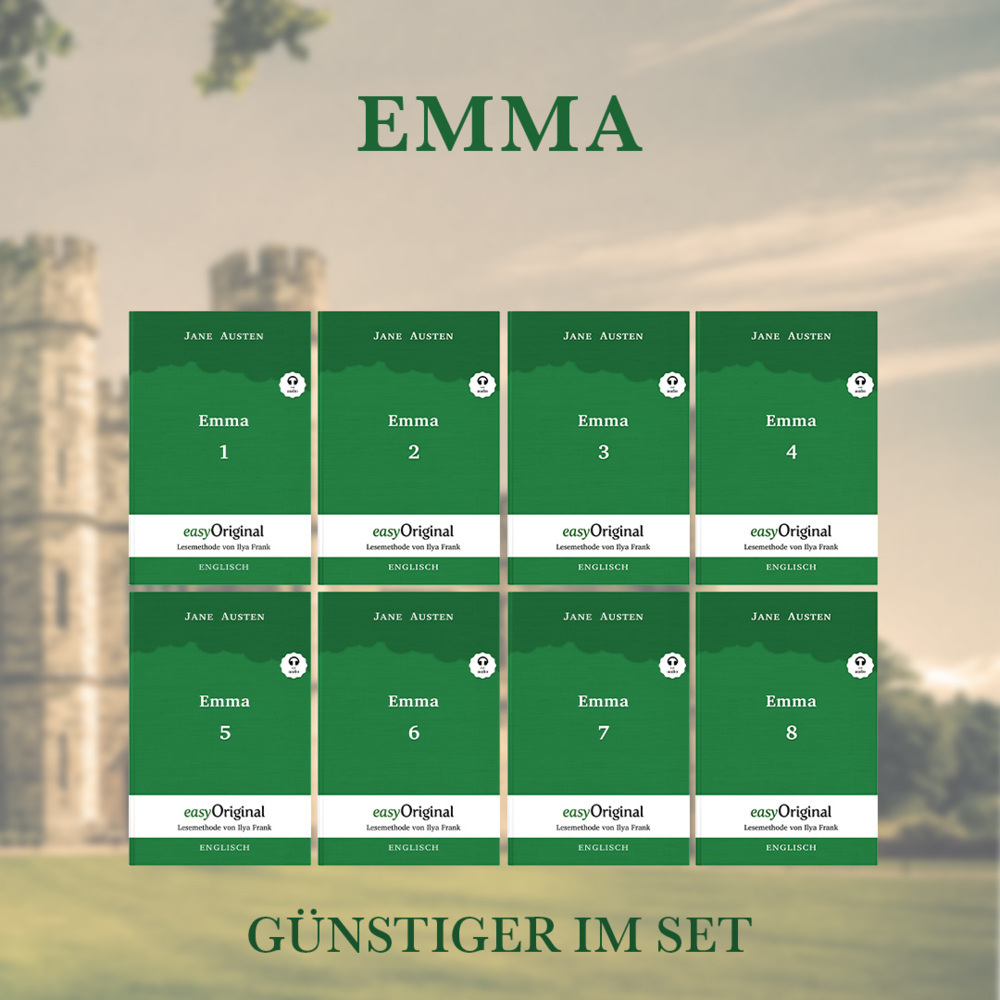 Cover: 9783991124719 | Emma - Teile 1-8 (Buch + Audio-Online) - Lesemethode von Ilya Frank...