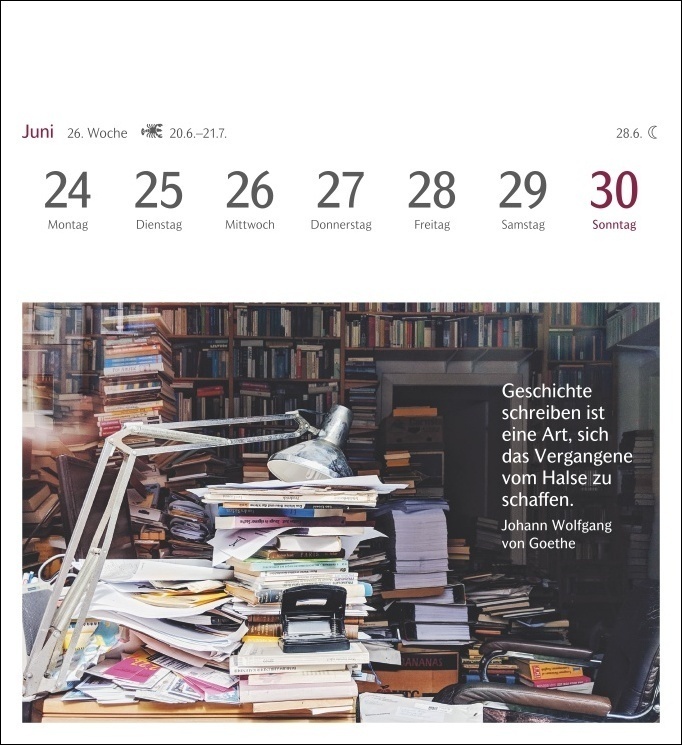 Bild: 9783840032134 | Die Welt der Bücher Postkartenkalender 2024. Von den schönsten...