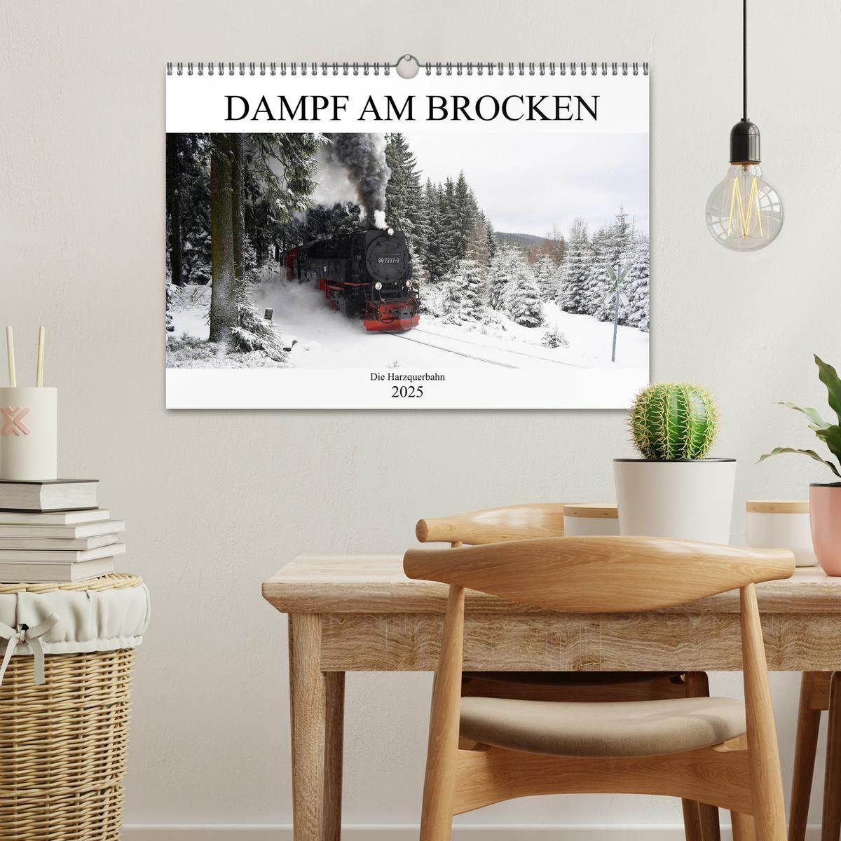 Bild: 9783435352678 | Dampf am Brocken - Die Harzquerbahn (Wandkalender 2025 DIN A3...