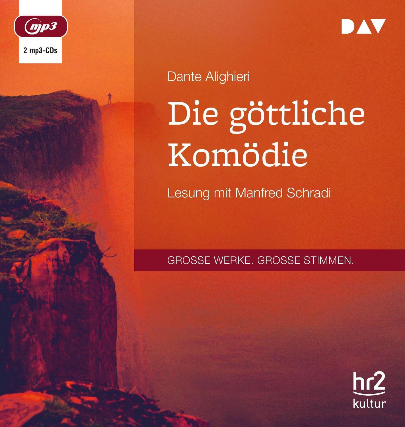 Cover: 9783742423627 | Die göttliche Komödie | Lesung mit Manfred Schradi | Dante Alighieri