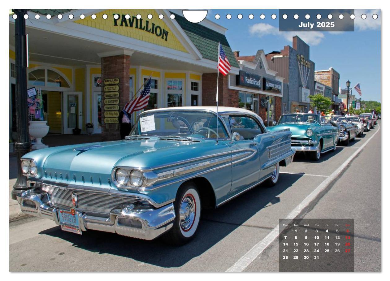 Bild: 9781325977161 | US Classic Cars (Wall Calendar 2025 DIN A4 landscape), CALVENDO 12...