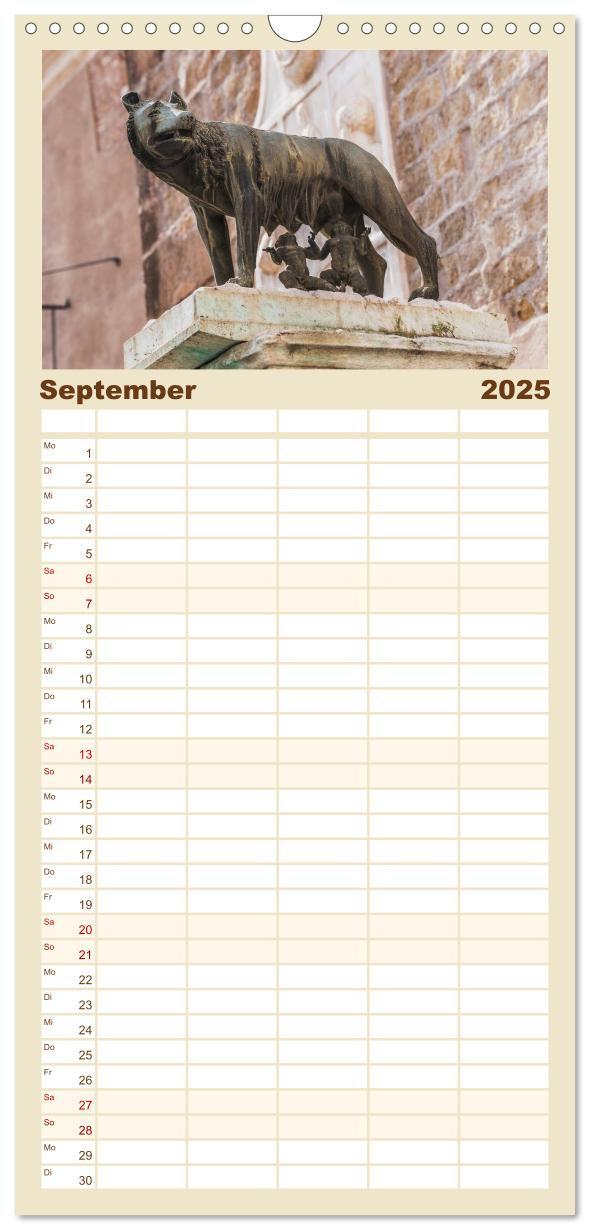 Bild: 9783457125465 | Familienplaner 2025 - Rom-Italien mit 5 Spalten (Wandkalender, 21 x...