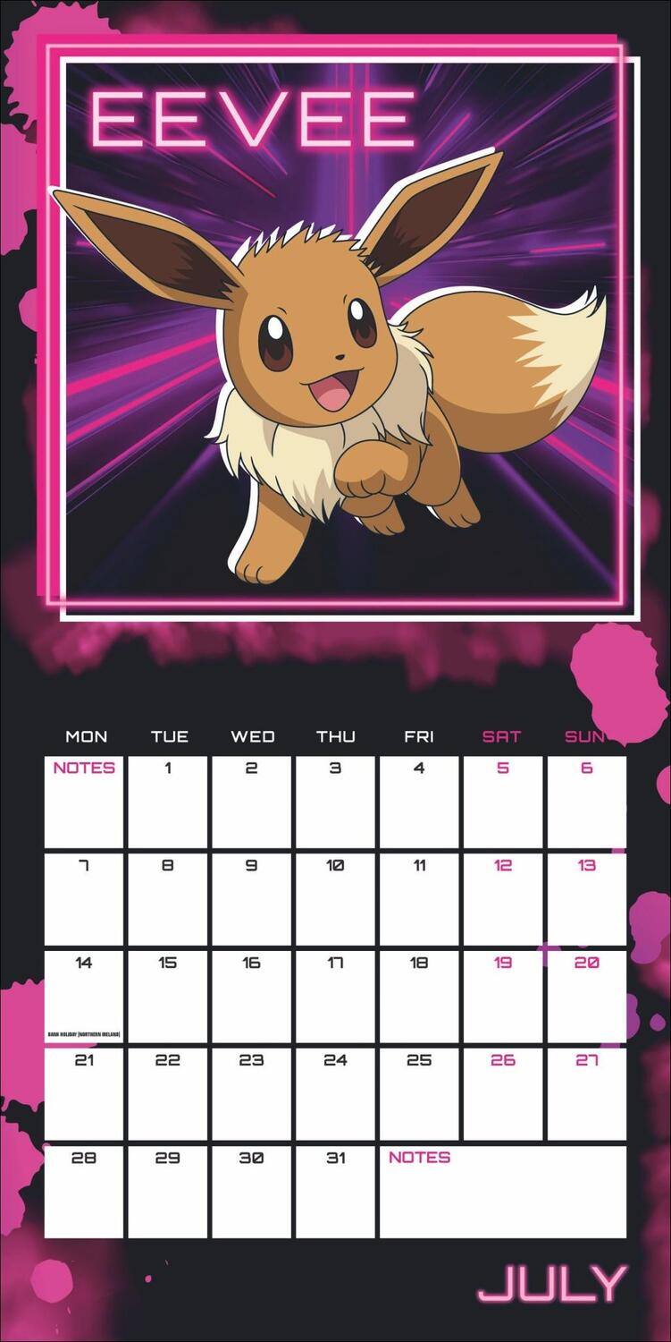 Bild: 9783840196706 | Pokémon Broschurkalender 2025 | Heye | Kalender | 28 S. | Englisch