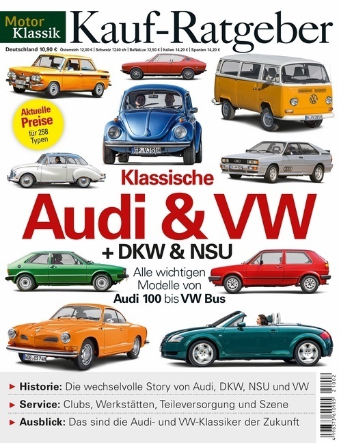 Cover: 9783613309982 | Motor Klassik Kaufratgeber VW + Audi | Taschenbuch | 162 S. | Deutsch