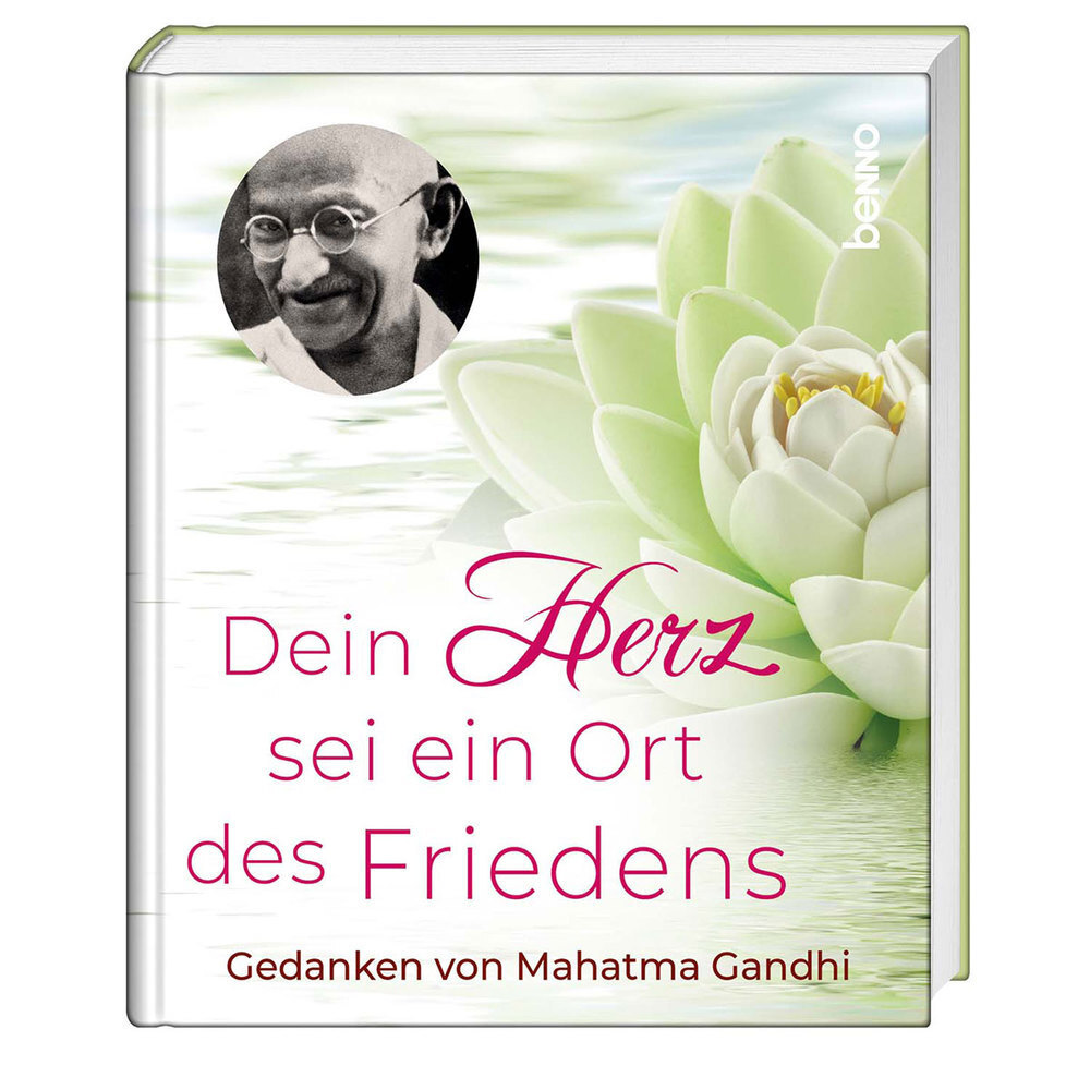 Cover: 9783746255804 | Dein Herz ist ein Ort des Friedens | Gedanken von Mahatma Gandhi