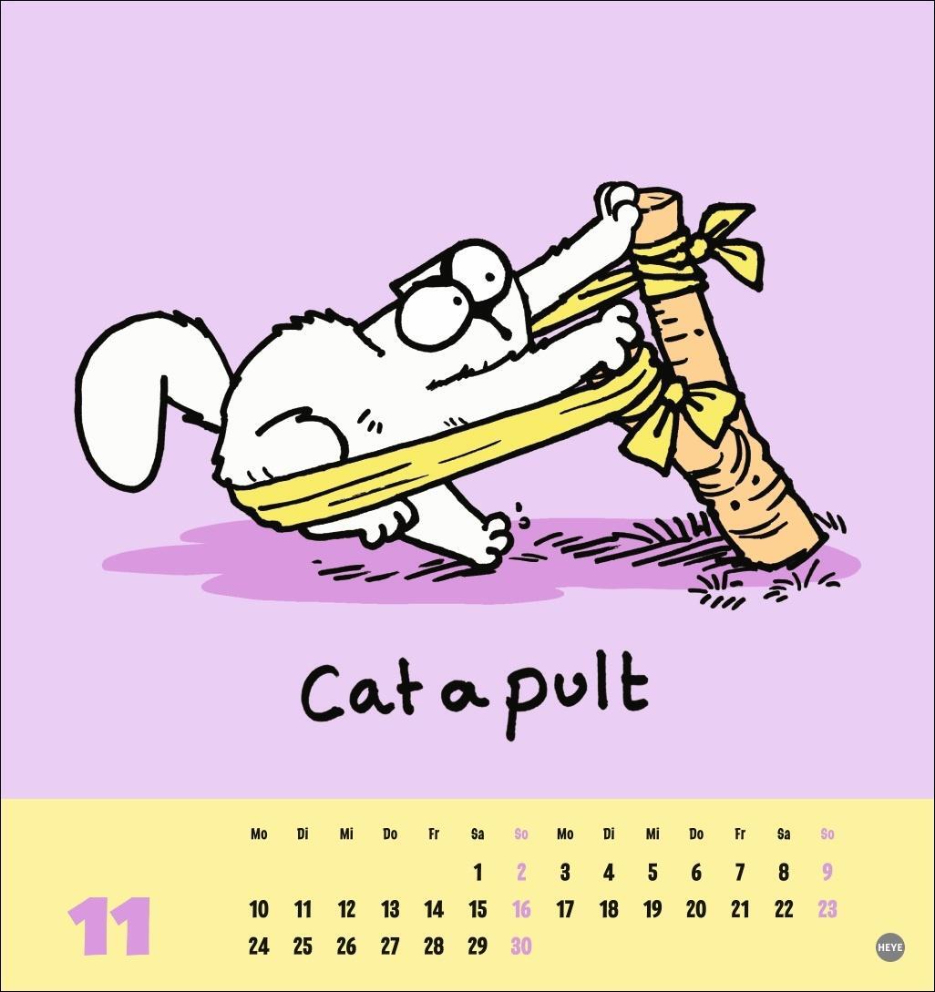 Bild: 9783756408610 | Simons Katze Postkartenkalender 2025 | Kalender | Spiralbindung | 2025