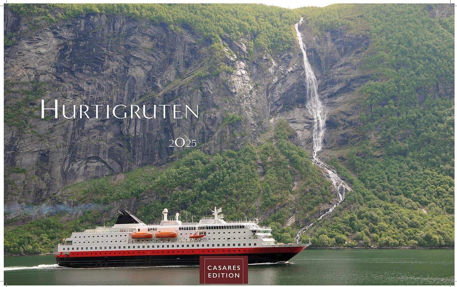 Cover: 9781835241974 | Hurtigruten 2025 S 24x35cm | Kalender | 14 S. | Deutsch | 2025