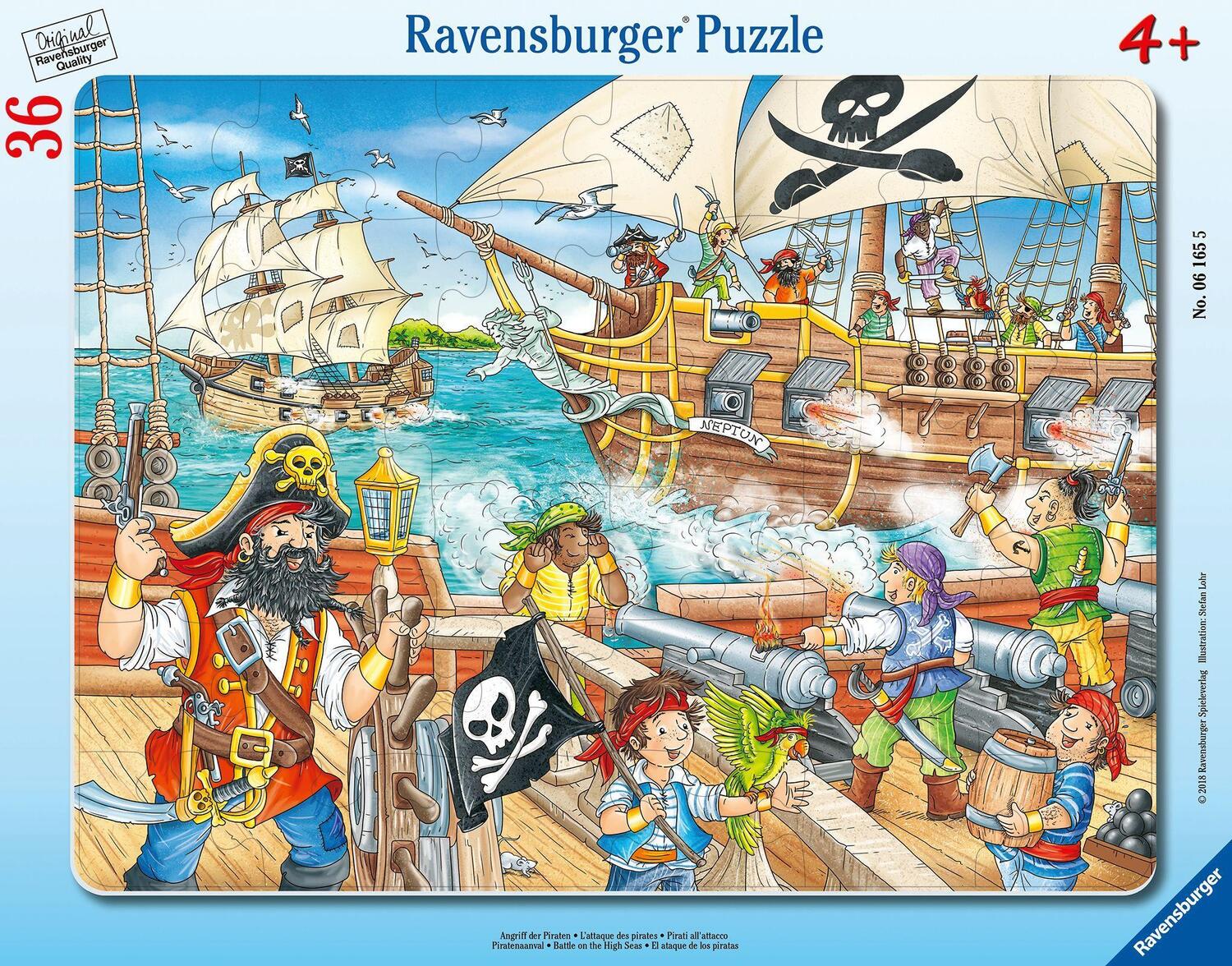 Cover: 4005556061655 | Angriff der Piraten - Puzzle mit 36 Teilen | Spiel | Deutsch | 2019
