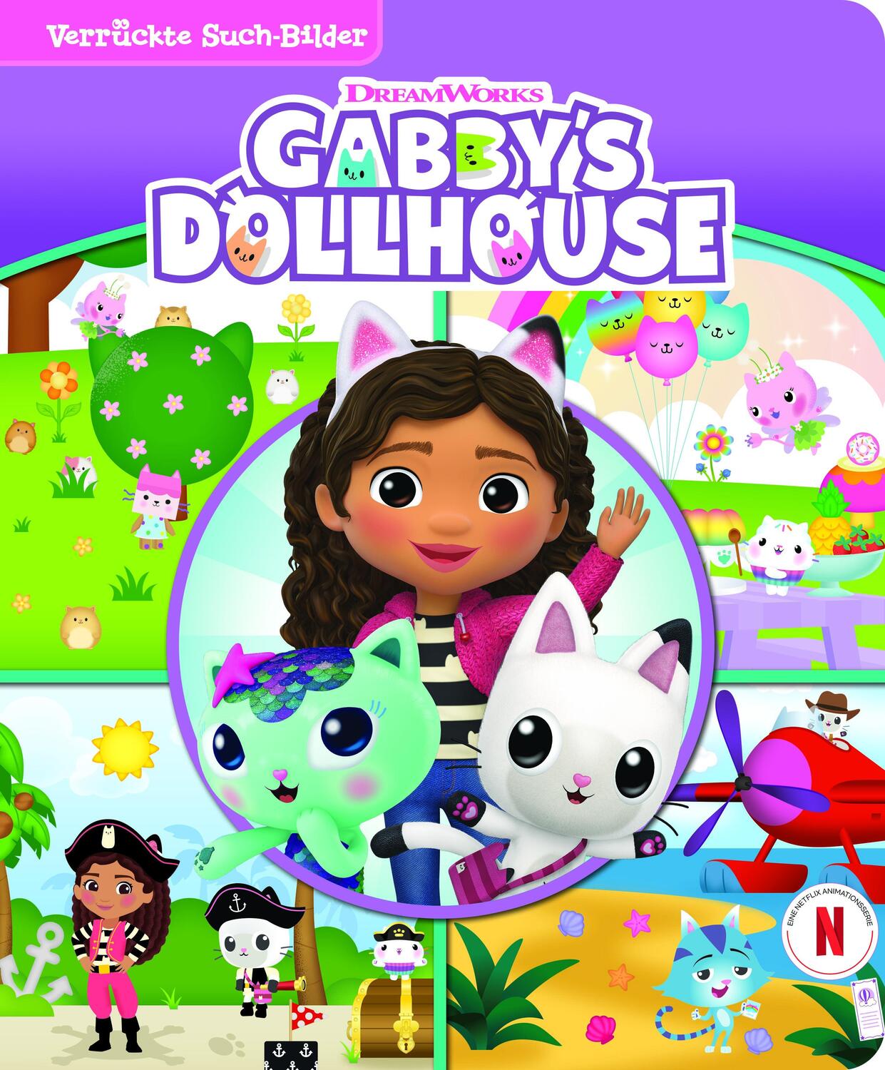 Cover: 9781503772298 | Gabby's Dollhouse - Verrückte Such-Bilder - Wimmelbuch -...