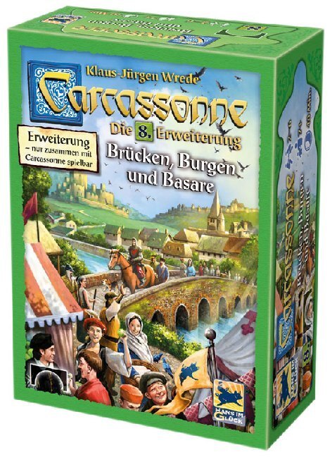 Cover: 4015566018334 | Carcassonne, Brücken, Burgen und Basare (Spiel-Zubehör) | Wrede | 2019