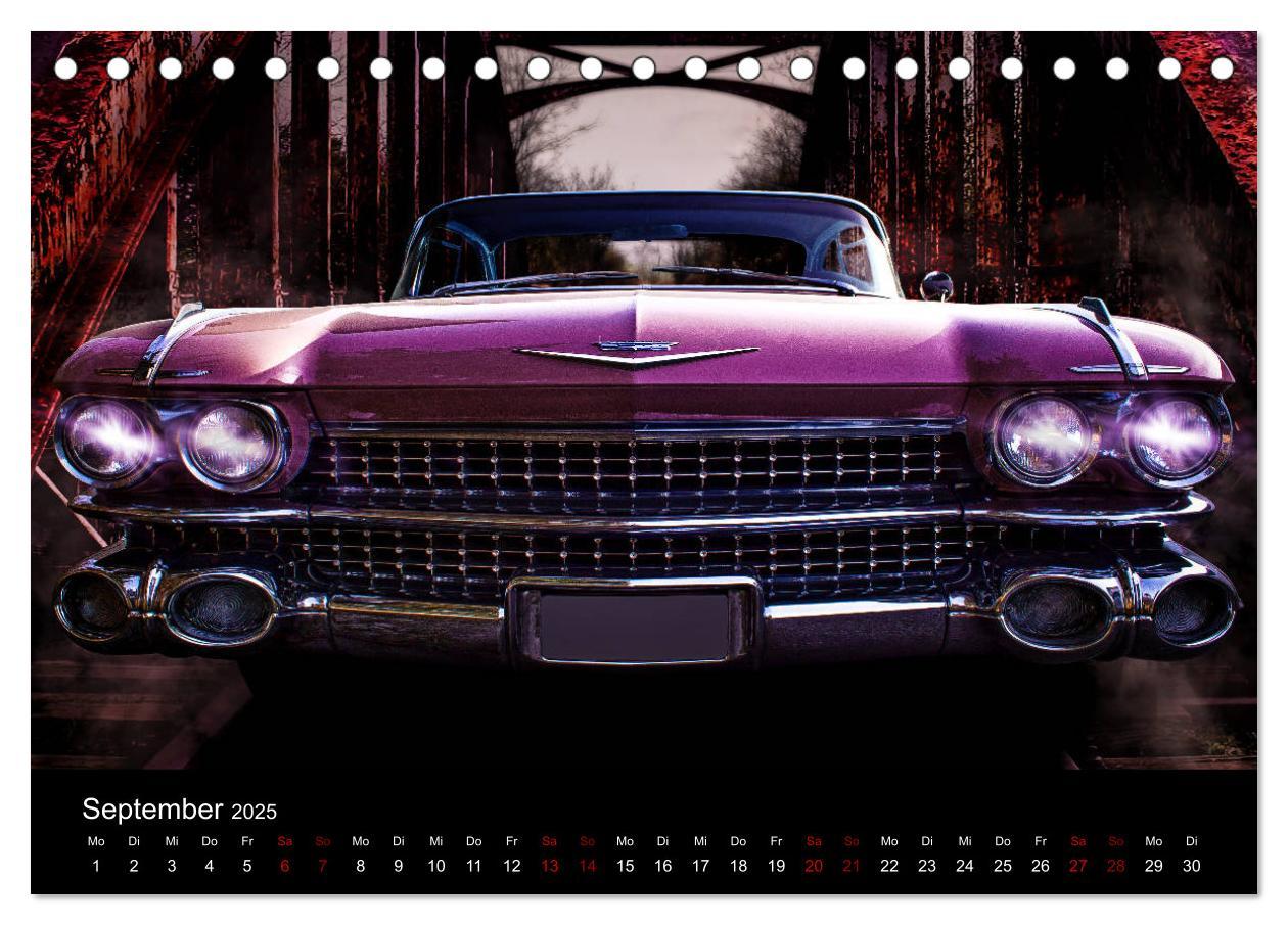 Bild: 9783435397723 | American Automobile (Tischkalender 2025 DIN A5 quer), CALVENDO...