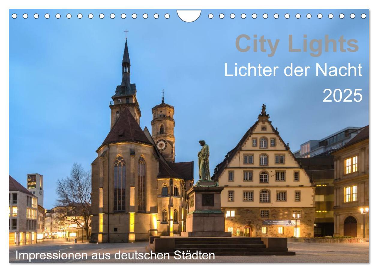 Cover: 9783435621347 | City Lights - Lichter der Nacht (Wandkalender 2025 DIN A4 quer),...