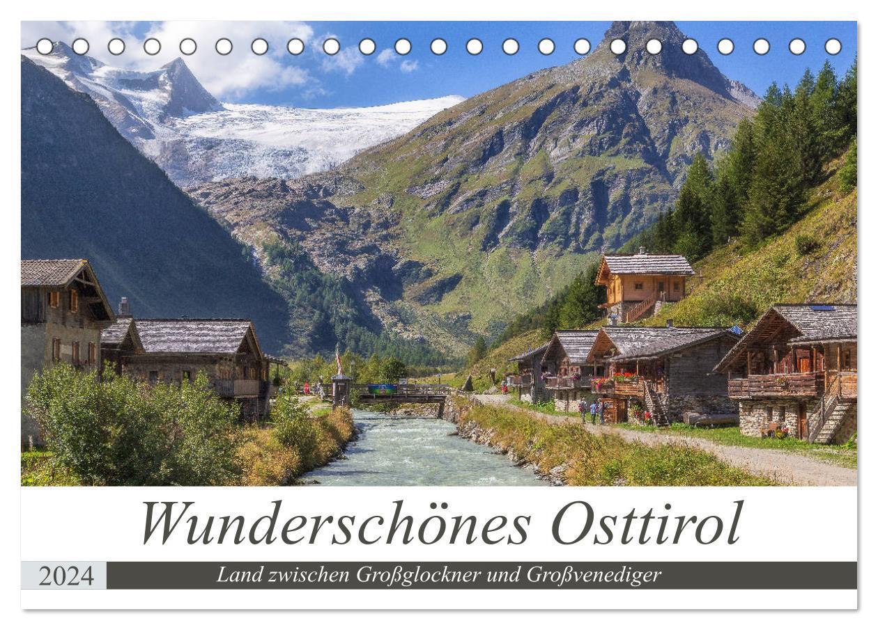 Cover: 9783675449688 | Wunderschönes Osttirol (Tischkalender 2024 DIN A5 quer), CALVENDO...