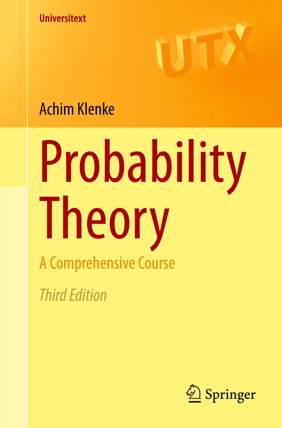 Cover: 9783030564018 | Probability Theory | A Comprehensive Course | Achim Klenke | Buch