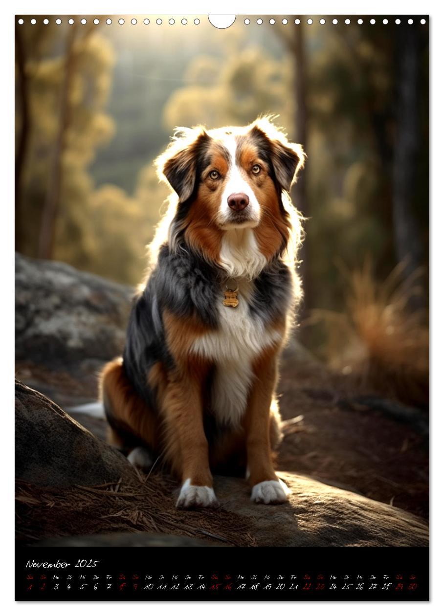 Bild: 9783435876648 | Australian Shepherd (Wandkalender 2025 DIN A3 hoch), CALVENDO...