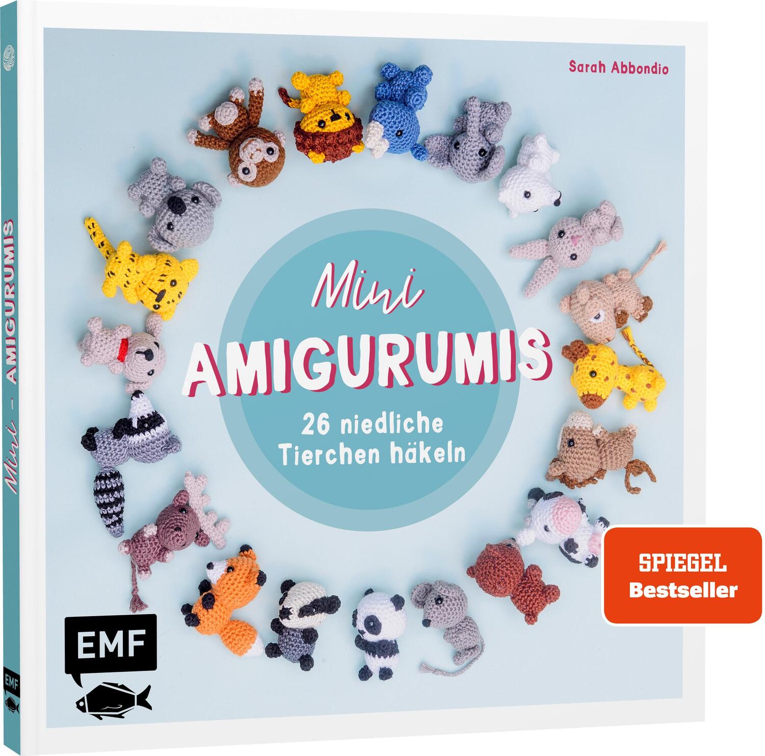 Cover: 9783745908633 | Mini-Amigurumis | 26 niedliche Tierchen häkeln | Sarah Abbondio | Buch