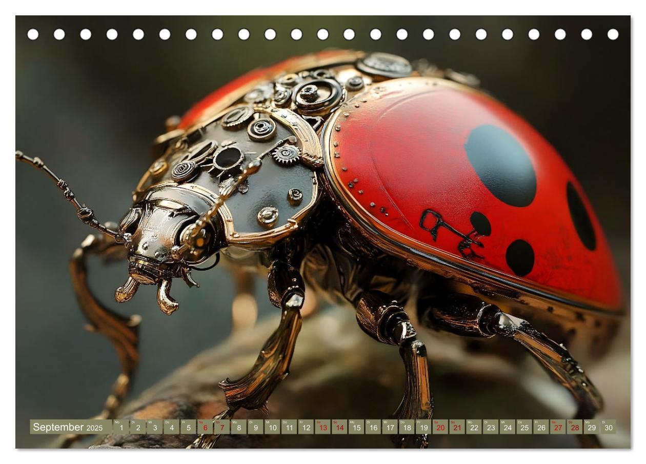 Bild: 9783457185841 | Die fantastische Welt der Steampunk-Insekten (Tischkalender 2025...