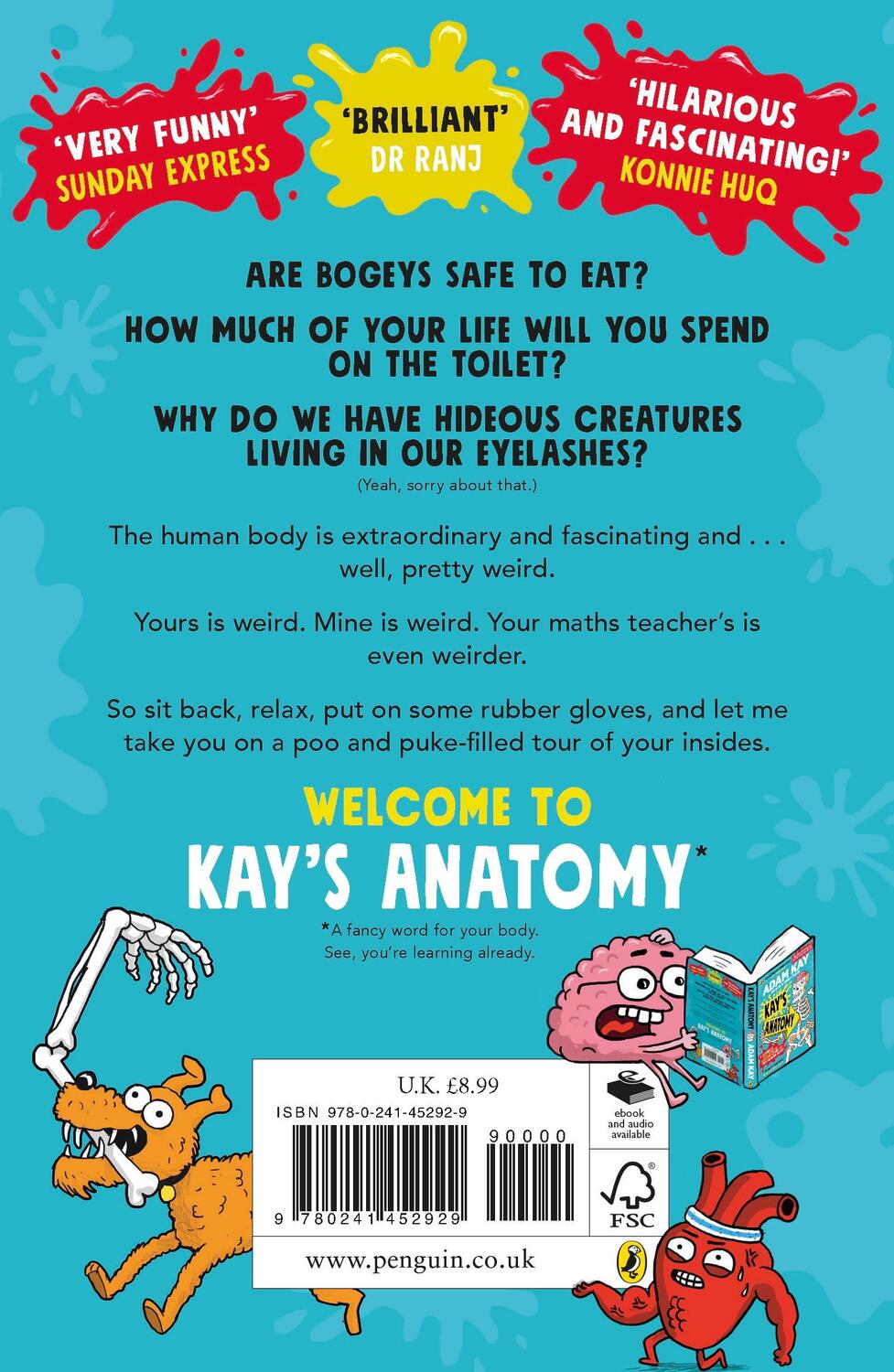Rückseite: 9780241452929 | Kay's Anatomy | Adam Kay | Taschenbuch | B-format paperback | Englisch