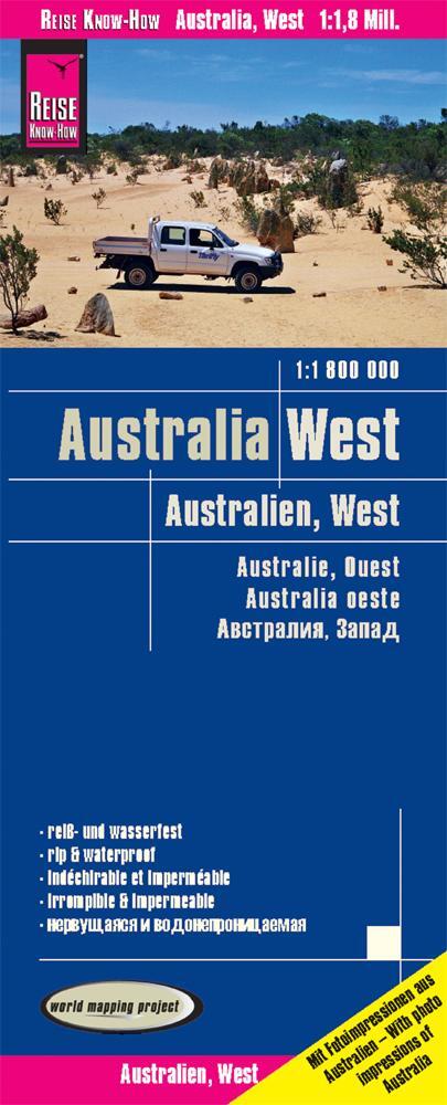 Cover: 9783831773275 | Reise Know-How Landkarte Australien, West / Australia, West...