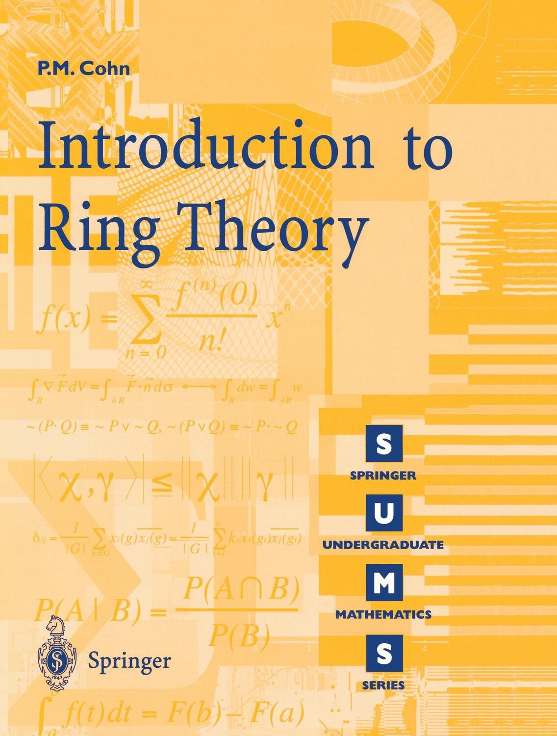Cover: 9781852332068 | Introduction to Ring Theory | Paul M. Cohn | Taschenbuch | Paperback