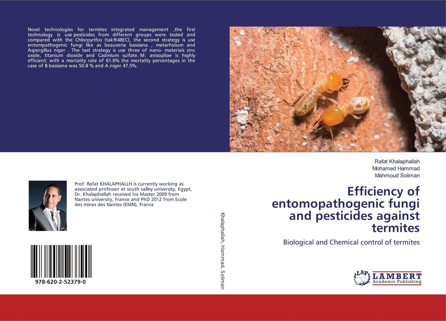 Cover: 9786202523790 | Efficiency of entomopathogenic fungi and pesticides against termites