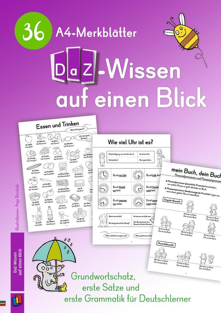 Cover: 9783834639974 | 36 A4-Merkblätter DaZ-Wissen auf einen Blick | Taschenbuch | 40 S.