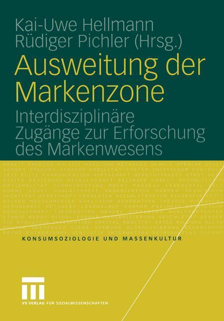 Cover: 9783531147468 | Ausweitung der Markenzone | Rüdiger Pichler (u. a.) | Taschenbuch