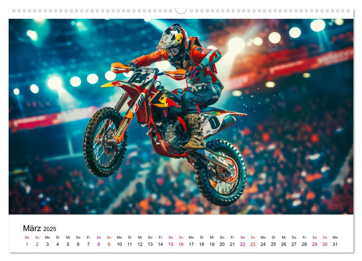 Bild: 9783457148044 | Motocross Erlebnisse (Wandkalender 2025 DIN A2 quer), CALVENDO...