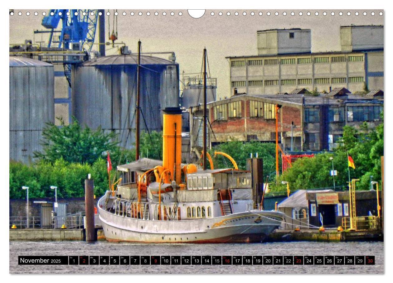 Bild: 9783435690220 | Faszination Hafen - Hamburg (Wandkalender 2025 DIN A3 quer),...