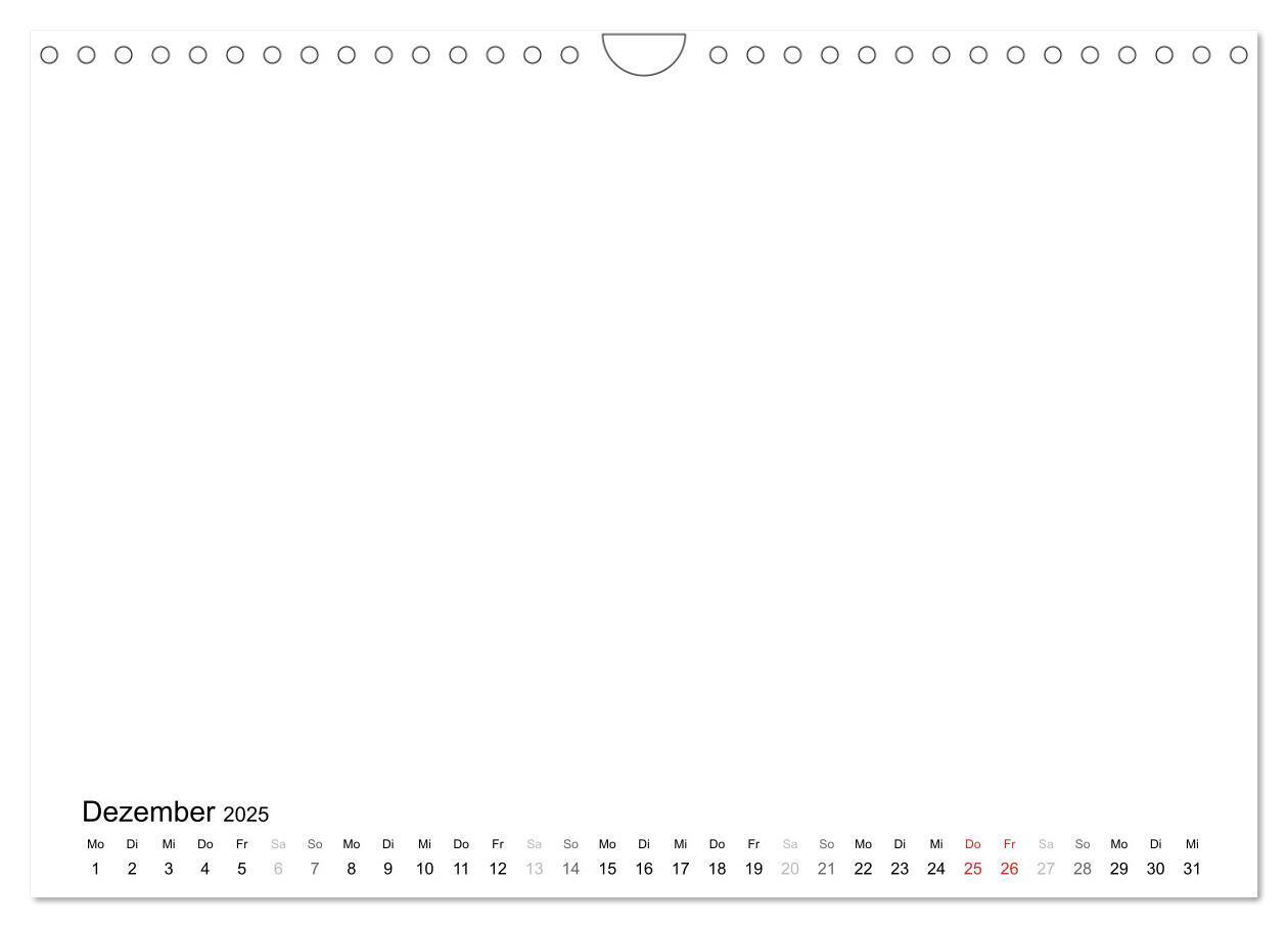 Bild: 9783435770151 | Bastelkalender - Weiss (Wandkalender 2025 DIN A4 quer), CALVENDO...