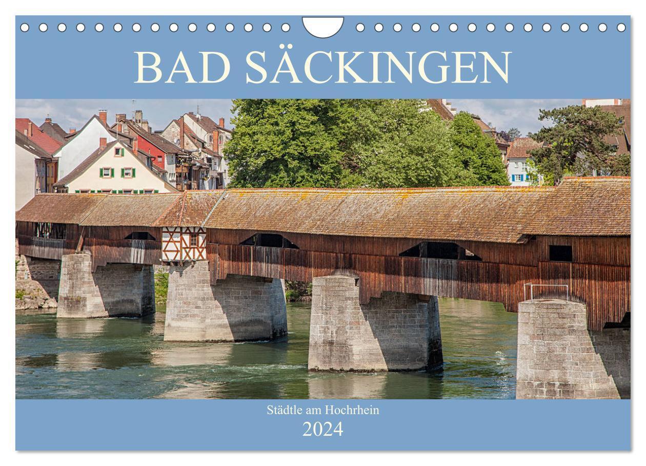 Cover: 9783383113949 | Bad Säckingen - Städtle am Hochrhein (Wandkalender 2024 DIN A4...