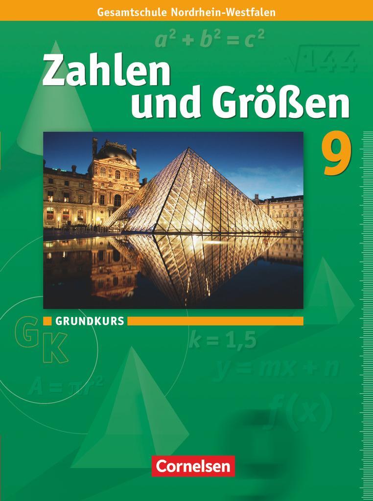 Cover: 9783060013197 | Zahlen und Größen 9. Schuljahr. Schülerbuch. Grundkurs | Udo Wennekers