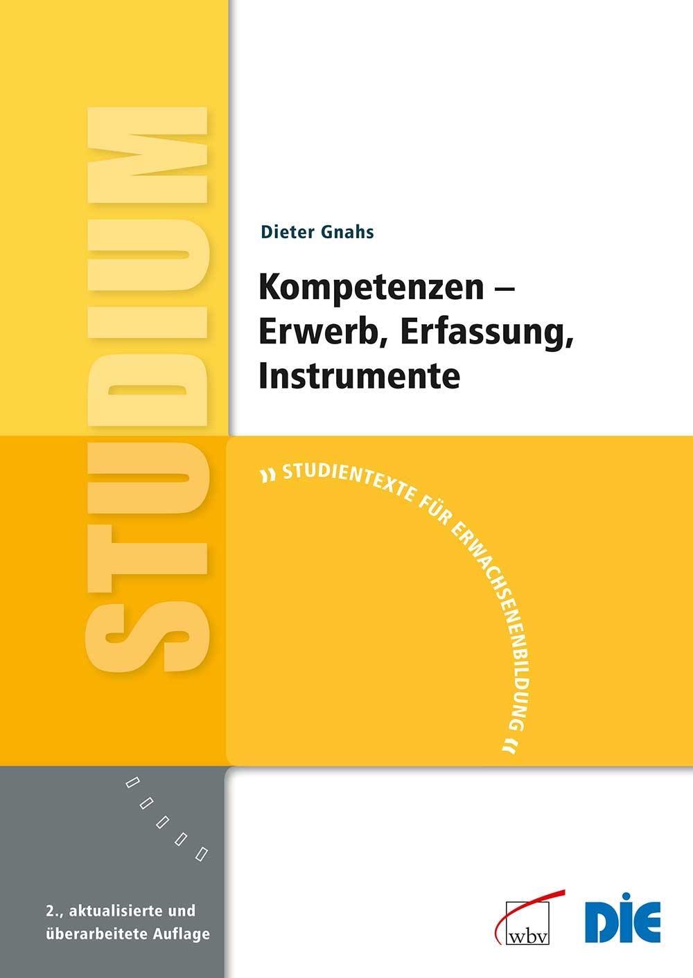 Cover: 9783763942442 | Kompetenzen - Erwerb, Erfassung, Instrumente | Dieter Gnahs | Buch