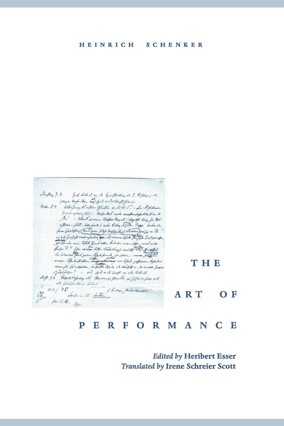 Cover: 9780195151510 | The Art of Performance | Heinrich Schenker | Taschenbuch | Englisch