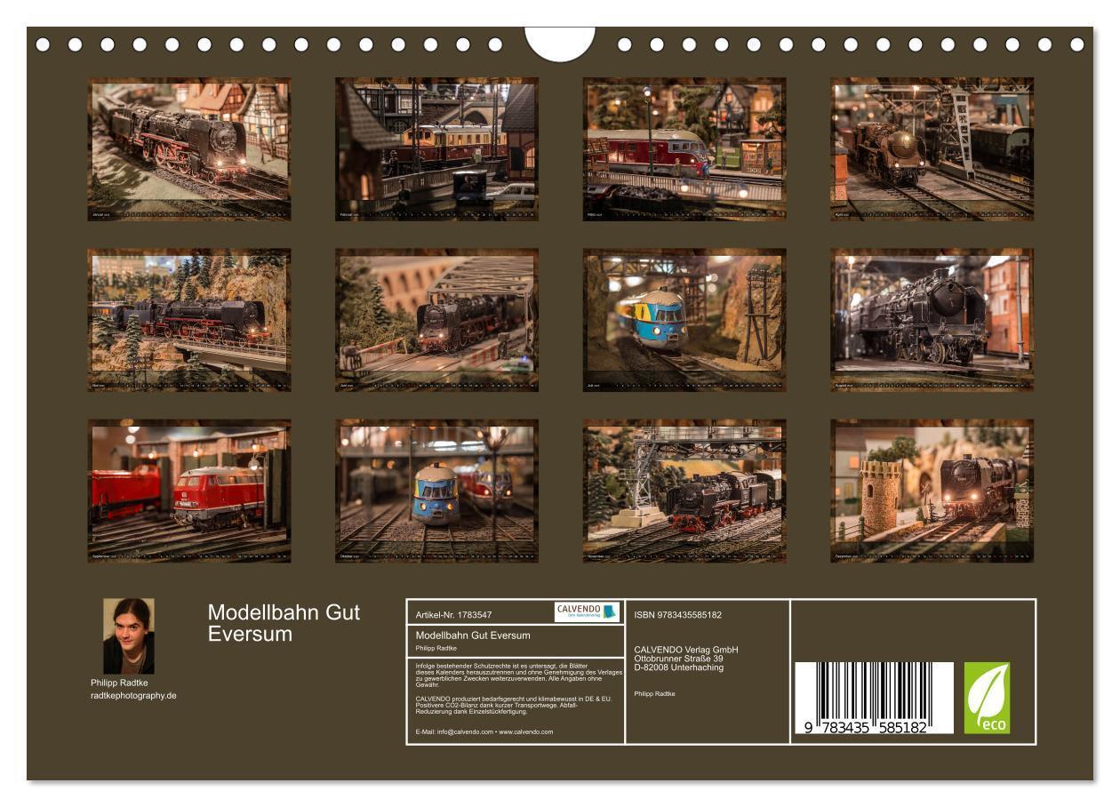 Bild: 9783435585182 | Modellbahn Gut Eversum (Wandkalender 2025 DIN A4 quer), CALVENDO...