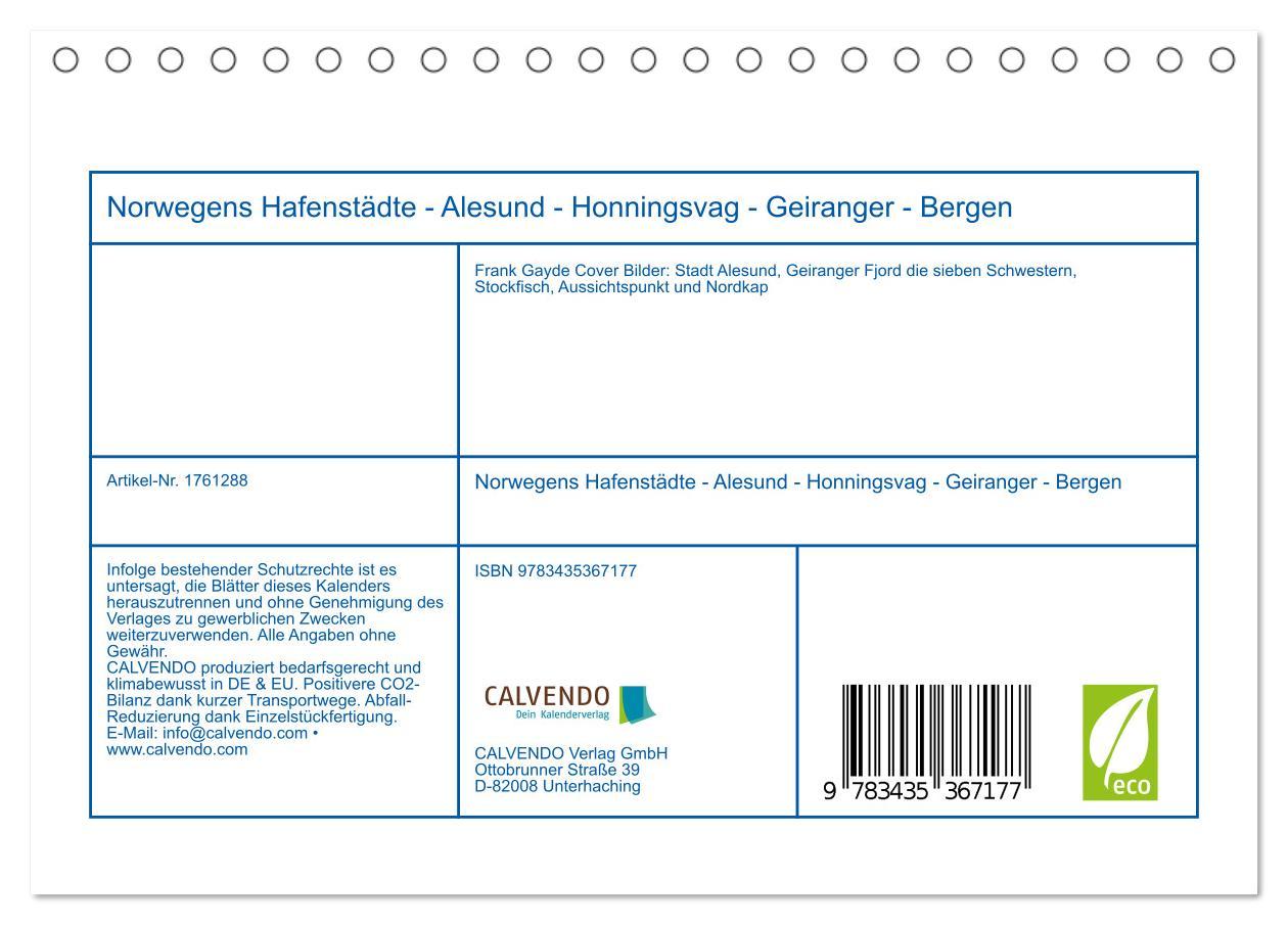 Bild: 9783435367177 | Norwegens Hafenstädte - Alesund - Honningsvag - Geiranger - Bergen...