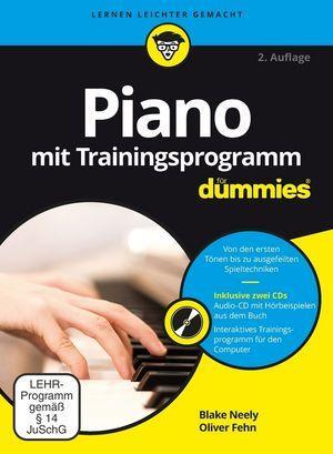 Cover: 9783527713479 | Piano mit Trainingsprogramm für Dummies | Blake Neely (u. a.) | Buch
